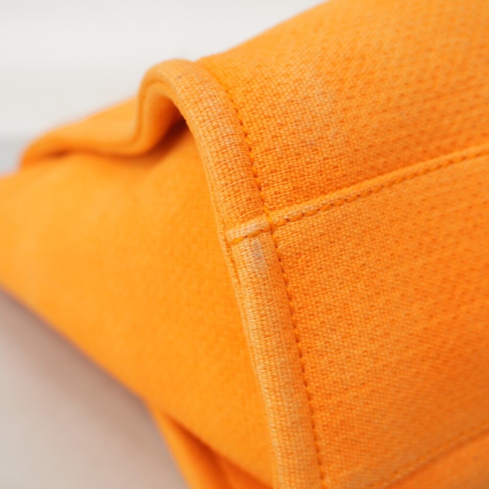 CHANEL Orange Canvas Deauville Tote Bag - Picture 6 of 11